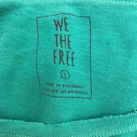 We The Free Distressed Baby Doll T-shirt- Size S - Picture 5 of 7